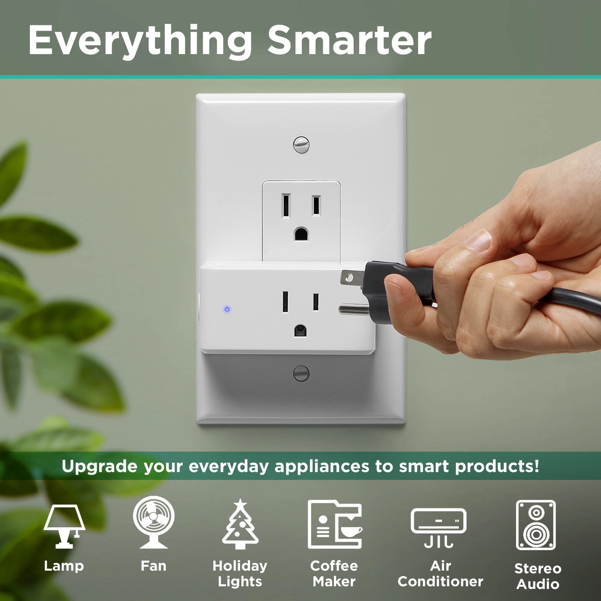 iHome Flow 2-Outlet Smart Outdoor Plug, Black IH-OW103-101 - The Home Depot