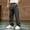 Gray, variant on Men's Pants Big and Tall 50x30 Summer Casual Loose Straight Leg Trousers Relaxed Fit