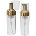 thumbnail image 1 of 2pcs Transparent Matte Cosmetics Storage Bottles Empty Facial Cleanser Bottles, 1 of 2