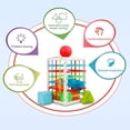 thumbnail image 3 of Juguete para bebé de 1 año, juguete para niños de 2 años, juguetes Montessori para niños y niñas de 1 a 3 años, juguetes educativos coloridos, juegos de clasificación de formas, juegos educativos, 12, 3 of 5