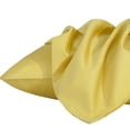 thumbnail image 3 of Lorviah 2 Pack Cotton Pillowcases, Ultra Soft & Luxurious 20"x30" Queen Size, Hypoallergenic, Envelope Closure, Yellow, 3 of 5