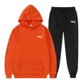 thumbnail image 3 of Sudadera con capucha para hombre, traje con estampado informal de moda sencilla, chándal deportivo de alta calidad para trotar y culturismo, Otoño e Invierno, 3 of 5