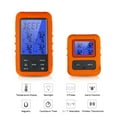 thumbnail image 1 of Wireless Meat Thermometer with 4 Probes, 100m Long Range, LCD Backlight Display, Countdown Timer, Temperature Alarm, Digital Remote Grill Thermometer for BBQ Kitchens, 1 of 8