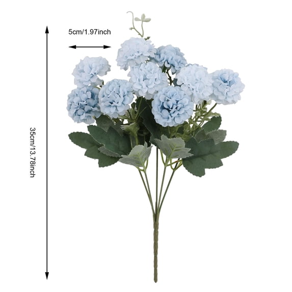 1 Pc Real Touch Hydrangea Artificial Flowers Lifelike Faux Hydrangea Flowers Fake Hydrangeas for Home Decor Party Arrangements Wedding Bouquets Centerpieces