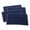 Navy Blue, variant on Fennco Styles Whip Stitched Design Placemat - 13"x19" - 4-Piece (Navy Blue)