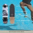 thumbnail image 2 of Sector 9 Jammer Rips Cruiser Planche à Roulettes Complète Taille 28.5 x 7.875 Po Assorti, Noir, 7.87, 2 of 6