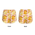 thumbnail image 3 of Rateoe Tasty Toasts Printed 2 in 1 Women's Workout Shorts for Athletic Gym Running Shorts with Phone Pockets-XX-Large, 3 of 7