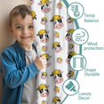 thumbnail image 3 of Blackout Kids Curtains,White Cow Head Hat Pattern Childrens Insulated Curtains Set Of 2,Bedroom Essentials,Toddler Room Decor 42x84in(106x213cm), 3 of 5