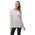 thumbnail image 2 of Richie House Women's Long Sleeve Knit Blouse RH2037-A-M, 2 of 7