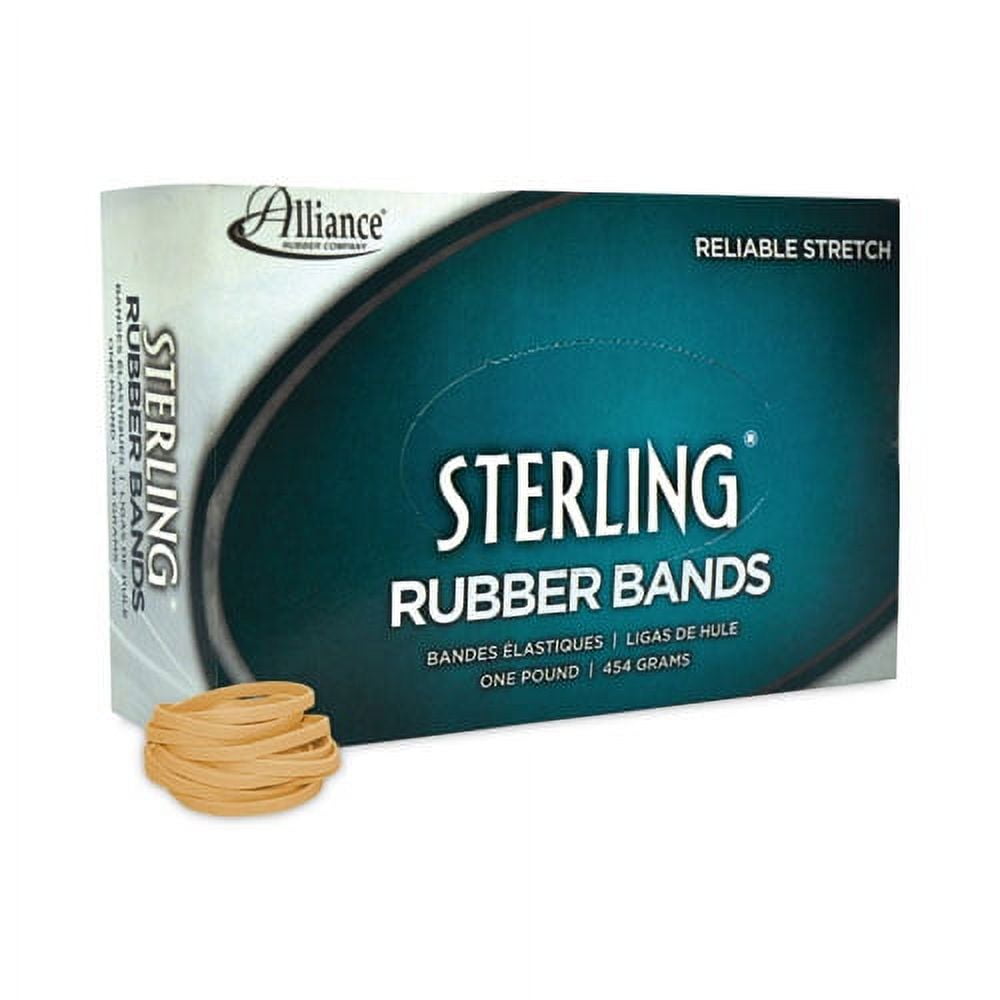 "Sterling Rubber Bands, Size 30, 0.03"" Gauge, Crepe, 1 Lb Box, 1,500/box | Bundle of 2 Boxes"
