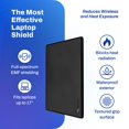 thumbnail image 2 of DefenderPad Laptop Protección contra radiación EMF y escudo térmico de DefenderShield – Bloqueador EMF Lap Pad y protector 5G para computadora portátil compatible con portátiles Chromebook MacBook de, 2 of 7