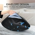 thumbnail image 4 of Yayeee Pillowcase Standard Size Set of 2 Satin Wrinkle Resistant Pillow Case, Blue Butterfly, 4 of 7