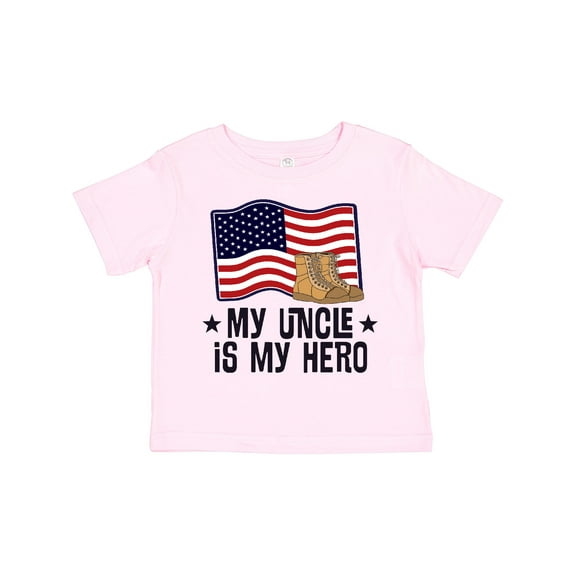Inktastic My Uncle is My Hero Military Nephew Boys or Girls Toddler T-Shirt