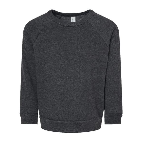 Bella   Canvas 3901T Toddler Sponge Fleece Raglan Sweatshirt (2 PACK)