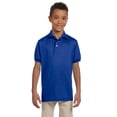 thumbnail image 1 of Jerzees Big Boy's Stain Resistant Tagless Label Polo Shirt, Style 437Y, 1 of 1