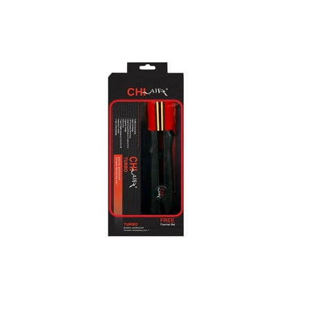 ChI Air Turbo Digital Microchip Ceramic 1" Hairstyling Iron, Black