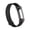 Black, variant on Magnetic Silicone Watch Band Compatible with Google Fitbit Air, Quick-Release Replacement Strap with Metal Accent Design