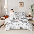 thumbnail image 4 of Castle Fairy Farm Horse Queen Comforter Set,Farmhouse Animal Bedding Comforter Set, 4 of 8