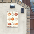 thumbnail image 2 of Yllo0ord Vintage Pumpkin Metal Sign Fall Decor Wall Art Rustic Farmhouse Kitchen Cafe Garage Decor Aluminum Tin Poster 8x12 Inch Autumn Thanksgiving Halloween Home Decoration, 2 of 6