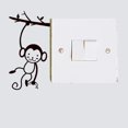 thumbnail image 2 of Etiqueta engomada de la pared del mono para la decoración del hogar del vinilo de la decoración del interruptor Fason CKCH4BT26, 2 of 5
