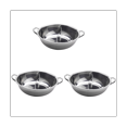 thumbnail image 1 of Unbrand 3 Pcs 28cm Twin Divided Stainless Steel Hot Pot Set, 1 of 5
