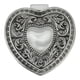 thumbnail image 4 of Caja De Almacenamiento De Joyería De Corazón, Capacidad Adecuada, Tela De Terciopelo A Prueba De Polvo, Delicada Caja De Joyería Multiusos De Plata Antigua En Forma De Corazón, 4 of 7