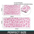 thumbnail image 7 of Pink and Pink Of Leopard Print Kitchen Rugs Sets Of 2,Anti Fatigue Kitchen Mat Rugs Non Slip Washable,Decorative Kitchen Floor Mats for Kitchen,Sink,Laundry,17"x30"+17"x47", 7 of 7