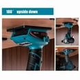 thumbnail image 3 of 18V Li-Ion Battery Holder for Makita Power Tools - Black ABS Plastic Wall-Mounted Hanger with Secure Snap Lock, Compact Design (3.5x3.0 inches) for Easy Storage & Workshop Organization, Includes 1, 3 of 5