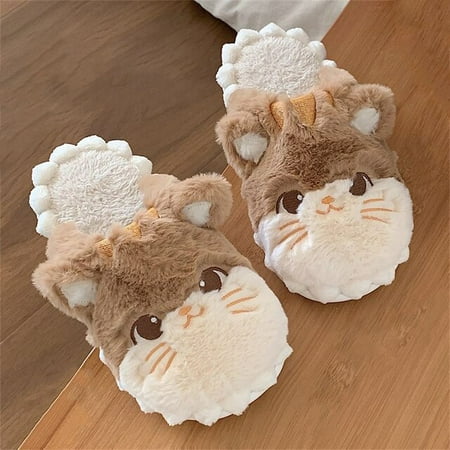 

QWZNDZGR Cute Long Ear Rabbi Slippers Women Winter Warm Home Shoes Wide Fit House Slipper Girls White Blue Bunny Booties Fluff Slipers