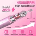 thumbnail image 2 of Taladro de uñas eléctrico PYVOLA Professional E-File 45000 RPM, 2 of 7