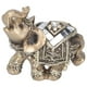 thumbnail image 2 of Estatuilla De Elefante, Estatuilla Decorativa De Elefante Dorado Lindo De Resina, Para Oficina, Hotel, Café, Hogar, 2 of 8