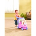 thumbnail image 3 of Little Tikes Cozy Shopping Cart Pink/Purple, 3 of 5