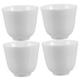 thumbnail image 6 of OUNONA 4pcs Ceramic Tea Cups Handmade Chinese Porcelain for Kung Fu Tea Traditional Mini Cups Tea Holder, 6 of 8