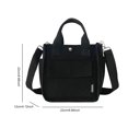 thumbnail image 2 of Bolso de mano informal de lona para mujer bolso de mano con múltiples bolsillos bolso de moda para viajes al aire libre, 2 of 9