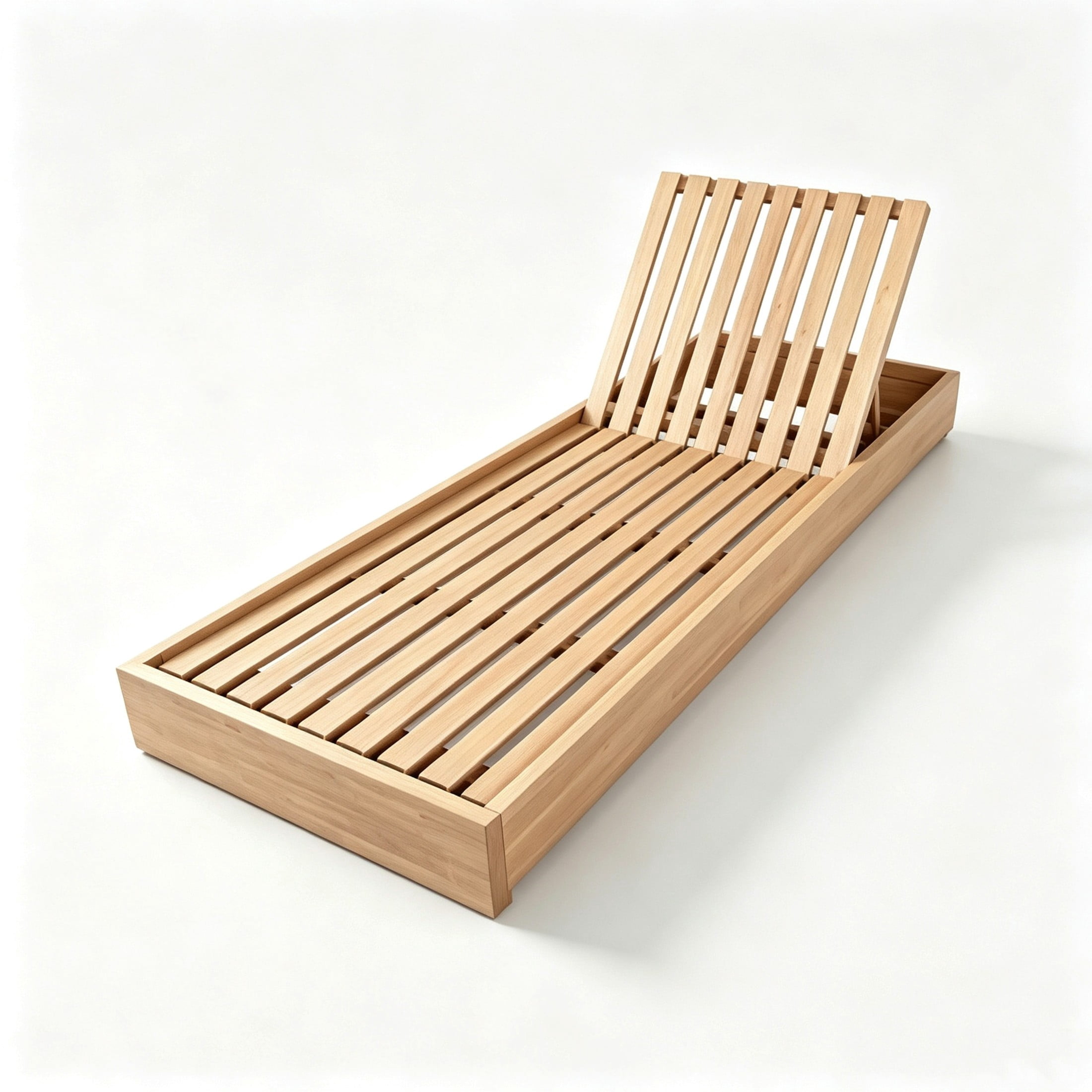 Christopher Knight Home 79" Outdoor Wood Chaise Lounge with Cushion, Adjustable 5-Position, Light Teak, Set of 3