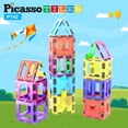 thumbnail image 4 of Set de bloques de construcción PicassoTiles, 42 unidades, magnéticos, para niños a partir de 3 años, 4 of 7