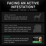 (2 pack) NEXTSTAR Flea & Tick Topical Prevention for Dogs 45-88 lbs, 3-Month Supply