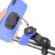 thumbnail image 1 of 1 soporte para teléfono (azul), soporte para teléfono celular para motocicleta, bicicleta, vehículo eléctrico, adecuado para todos los teléfonos móviles, 1 of 3