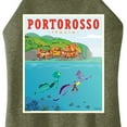 thumbnail image 3 of Luca - Portorosso Italy Postcard - Juniors High Neck Tank Top, 3 of 5