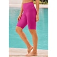 thumbnail image 3 of Swim 365 Women's Plus Size High-Waist Full-Coverage Swim Bike Short, 3 of 6
