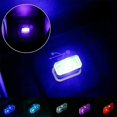 thumbnail image 4 of Mini USB LED Car Light Ambient Night Light Decorative Mobile Neon Power Lamp Interior Charging O4K5, 4 of 6