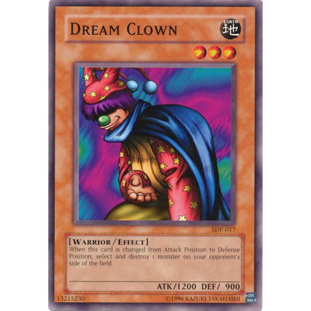 Yugioh Pegasus Starter Deck Dream Clown Sdp 017 Walmart Com