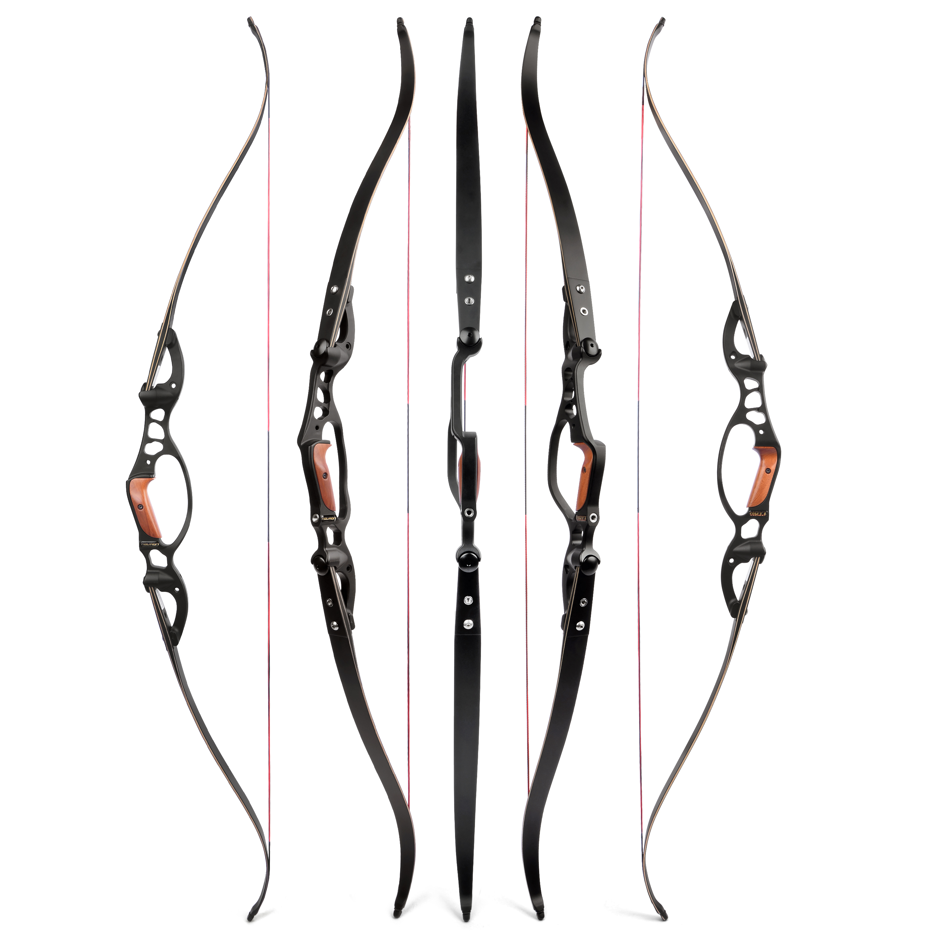 Recurve Bow 21 inch Aluminum Handle Riser For Hunting Bow F interface 30-50 Lbs 64 inch