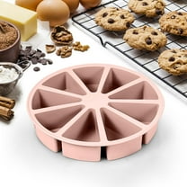 Qnjujn 9-inch Triangular Cheesecake Pan, Multi-functional Pizza Baking Tray with Easy Demold & Clean, Food-Grade Non-Stick Cake Mold for Home Kitchens & Professional Bakers