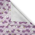 thumbnail image 5 of Ambesonne Japanese Grommet Curtain, Cherry Branches Bloom, 50" x 120", Lilac White Green, 5 of 6
