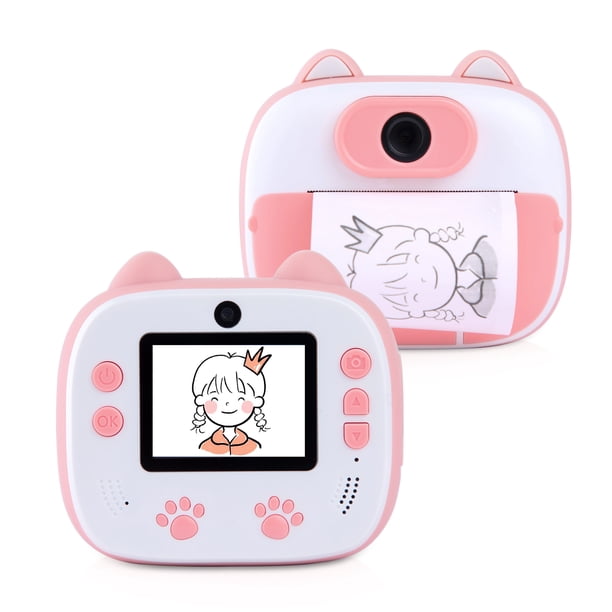 Cámara de impresión térmica instantánea para niños Cámara de video digital Pantalla grande de alta d Abanopi Cámara