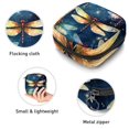 thumbnail image 3 of Dragonfly Sanitary Napkin Bag Mini Pouch Small Zipper Pouch Oxford Cloth PMS Material 4.7x6.6x6.6 in., 3 of 6