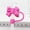 Hot Pink, variant on Silicone Straw Topper, Dust-Proof Splash Proof Straw Topper, Reusable Straws Cap Cover, Bow Shaped Drinking Straw Cover, Splashing Proof Straw Cover, 0.4 Inch Diameter