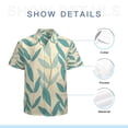 thumbnail image 7 of High Quality Hawaiian Shirts for Men Short Sleeve Aloha Beach Shirt Floral Summer Casual Button Down Shirts Blouses TDEG9Y, 7 of 7