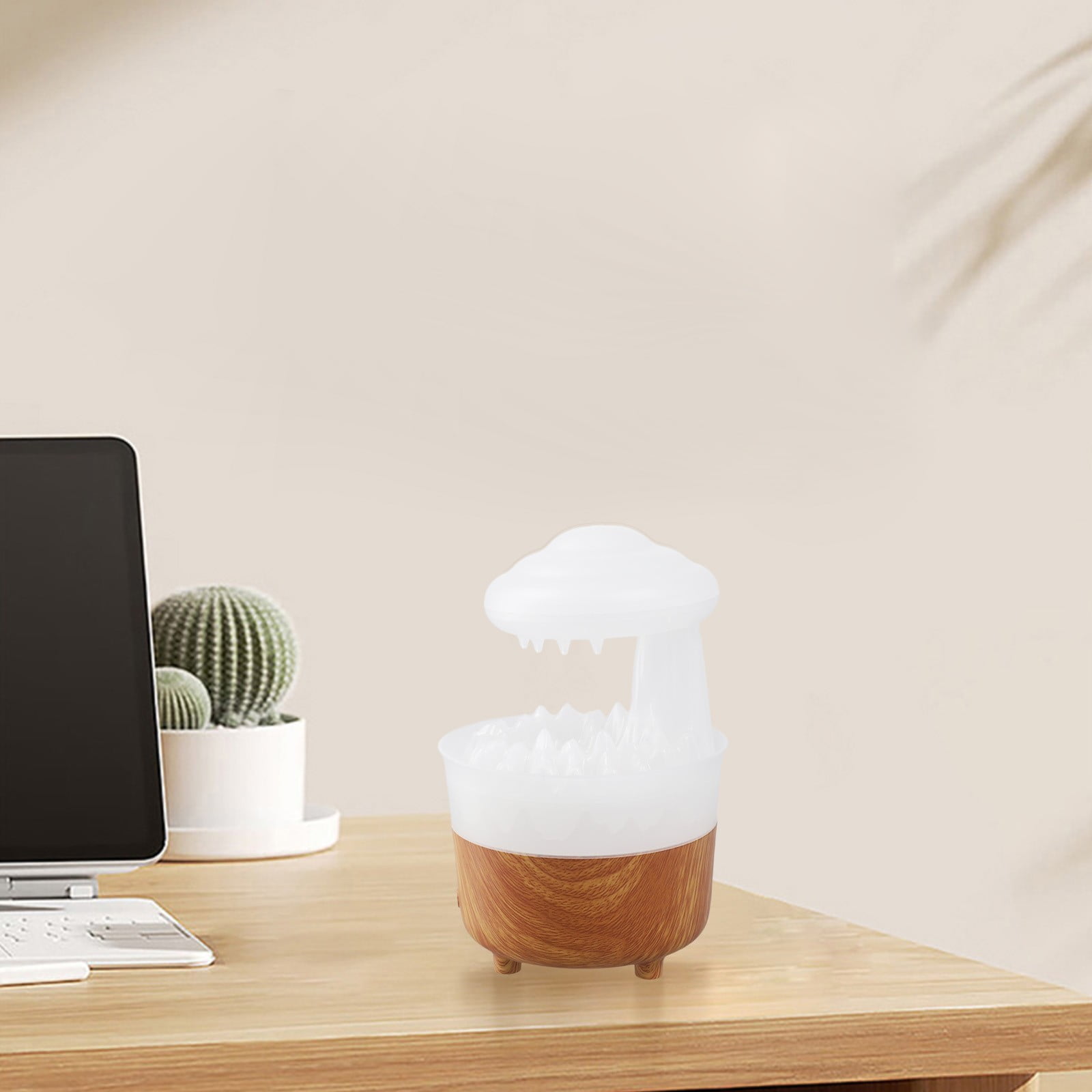 7 Color Raindrop Humidifier Aroma Diffuser Relaxing Atmosphere Creator